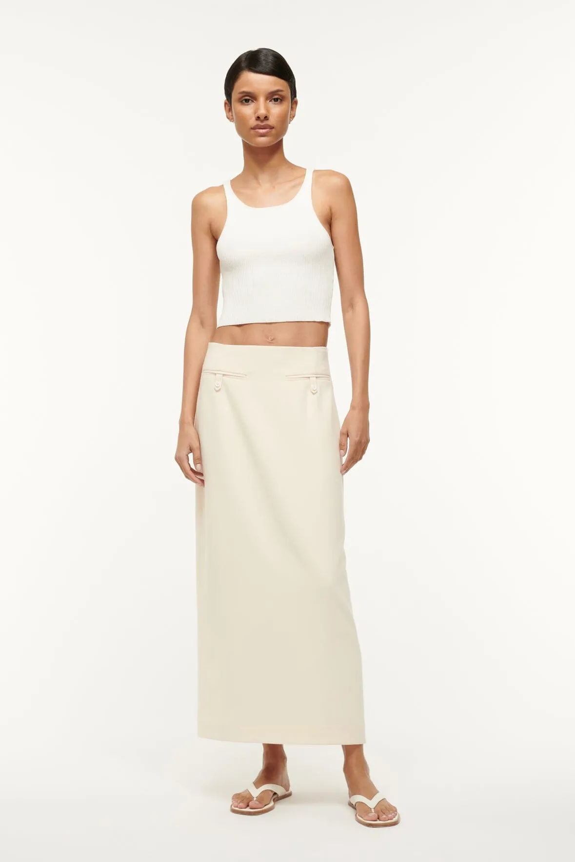 SMITH SKIRT | ECRU sold by STAUD