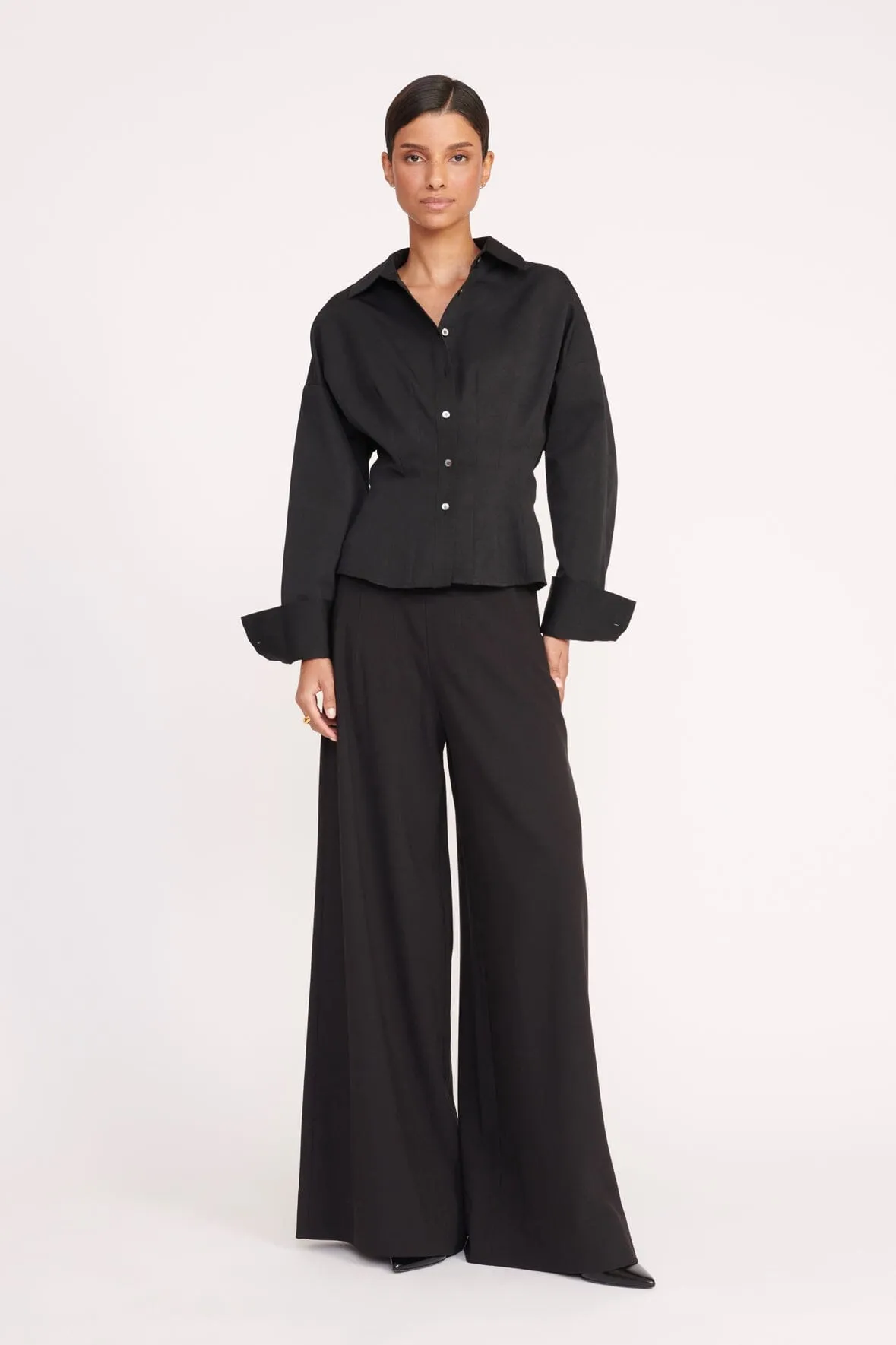 OPHELIA TOP | BLACK sold by STAUD product image thumbnail 2