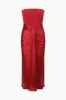 MIDI WAYFARING DRESS | ROUGE sold by STAUD