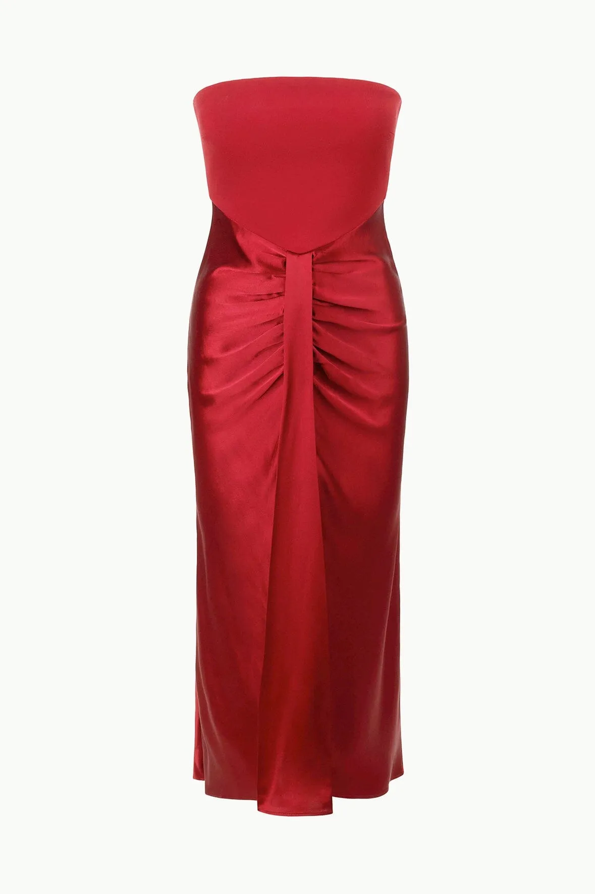 MIDI WAYFARING DRESS | ROUGE sold by STAUD product image thumbnail 5