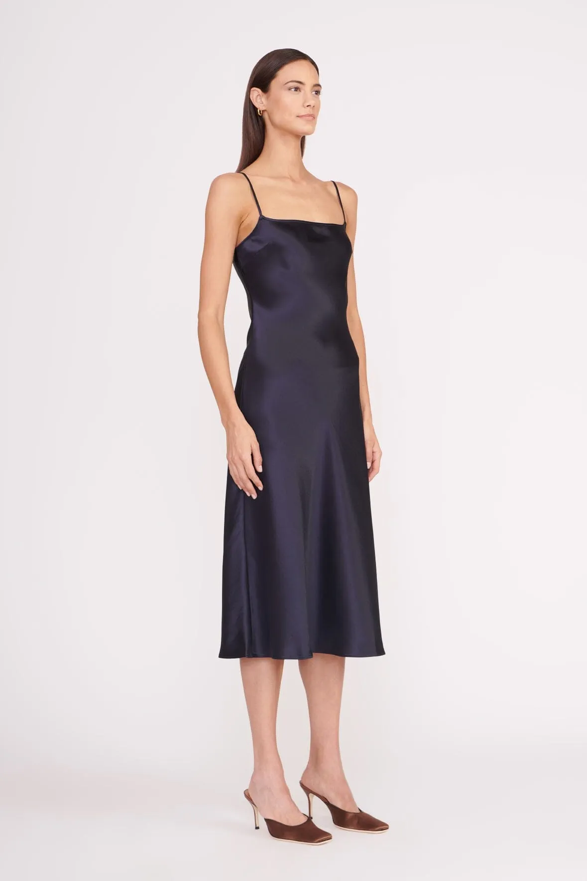 MEANDER DRESS | NAVY sold by STAUD product image thumbnail 2