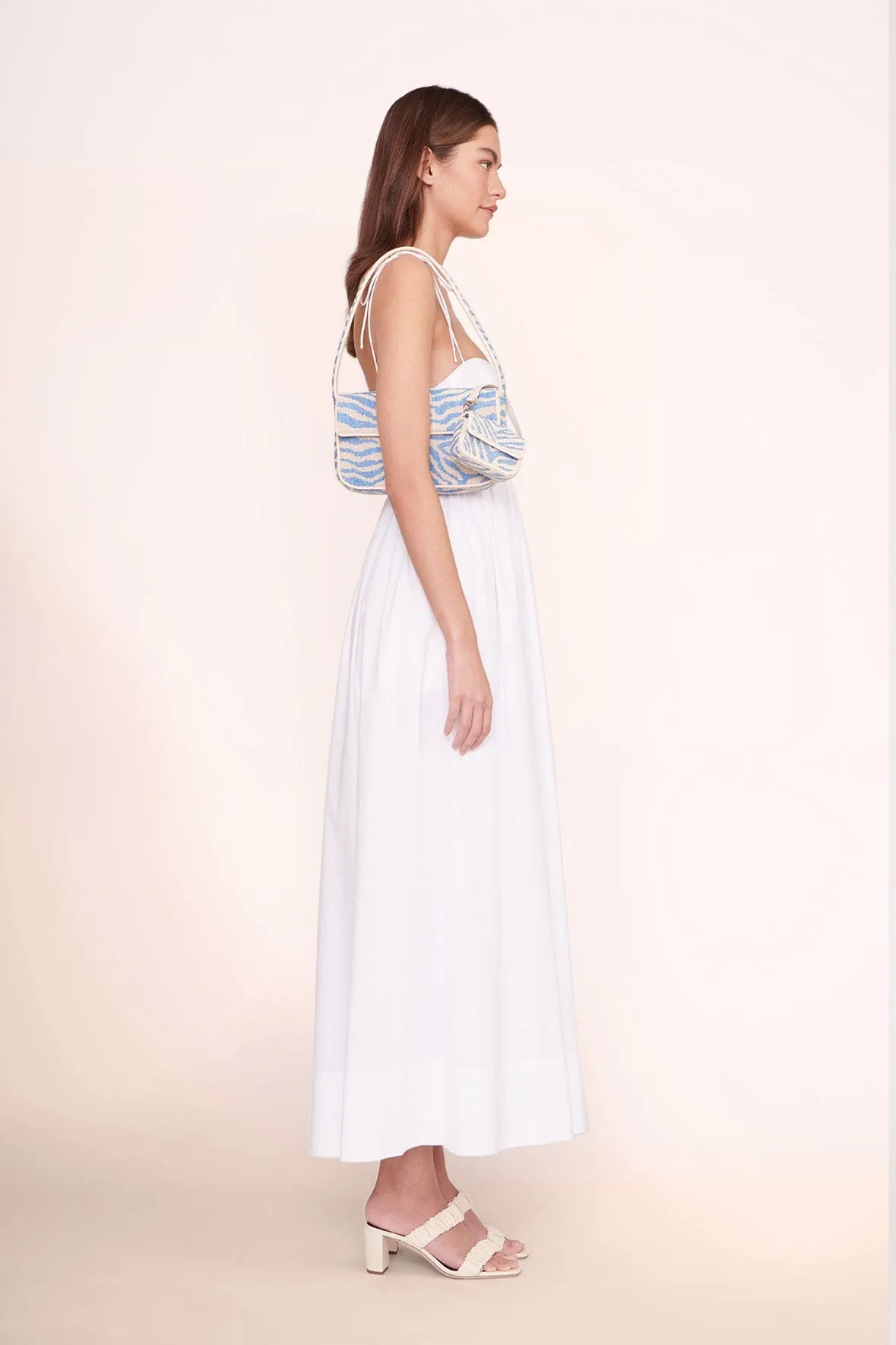 TOMMY BEADED BAG | LIGHT BLUE CREAM sold by STAUD product image thumbnail 2