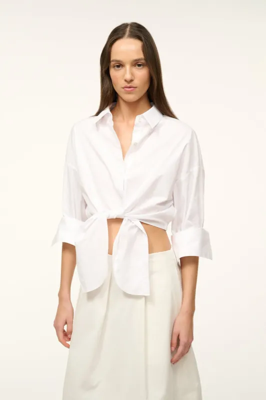 LISA TOP | WHITE sold by STAUD
