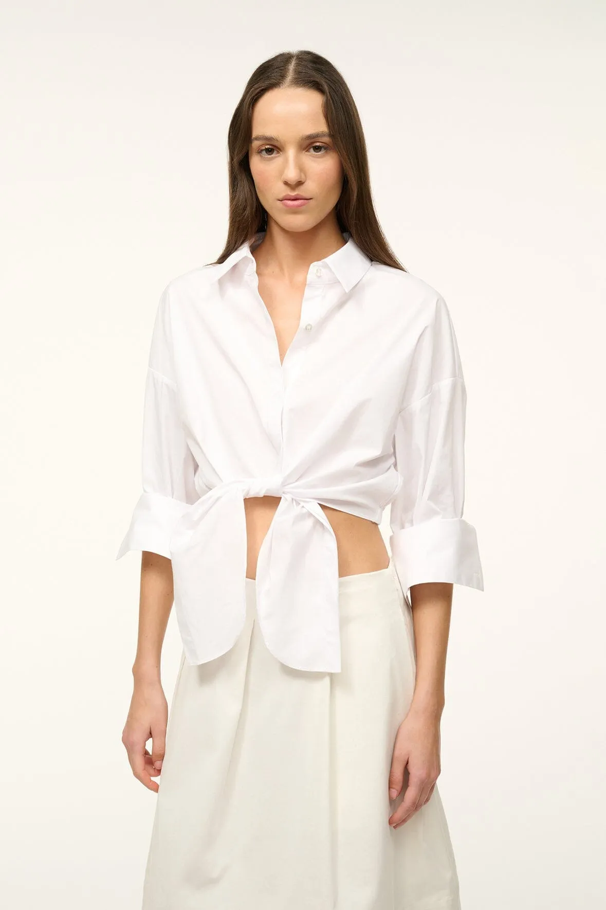 LISA TOP | WHITE sold by STAUD