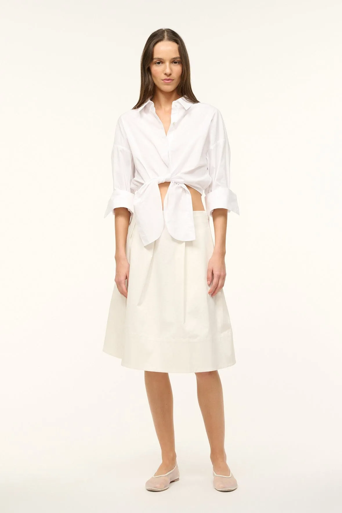 LISA TOP | WHITE sold by STAUD product image thumbnail 2