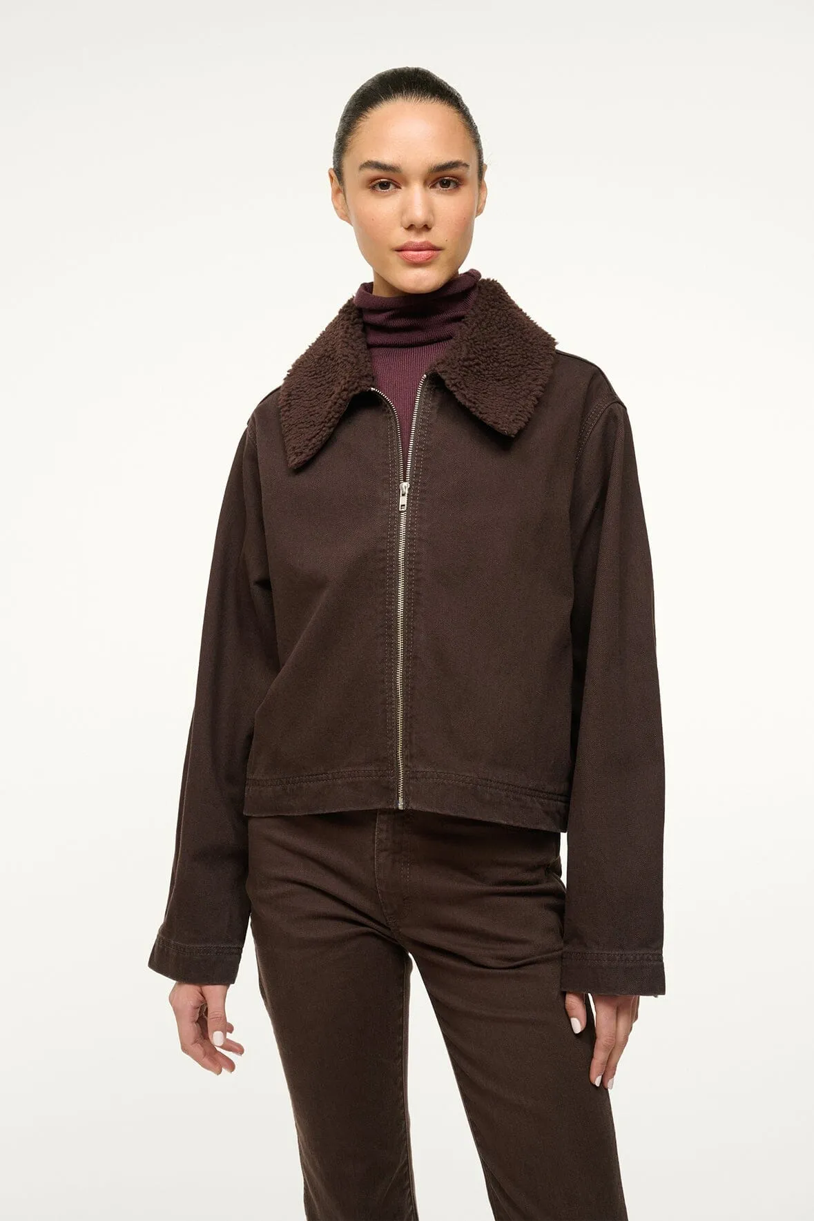 STAUD + WRANGLER THE MINIMAL JACKET | EARTH sold by STAUD