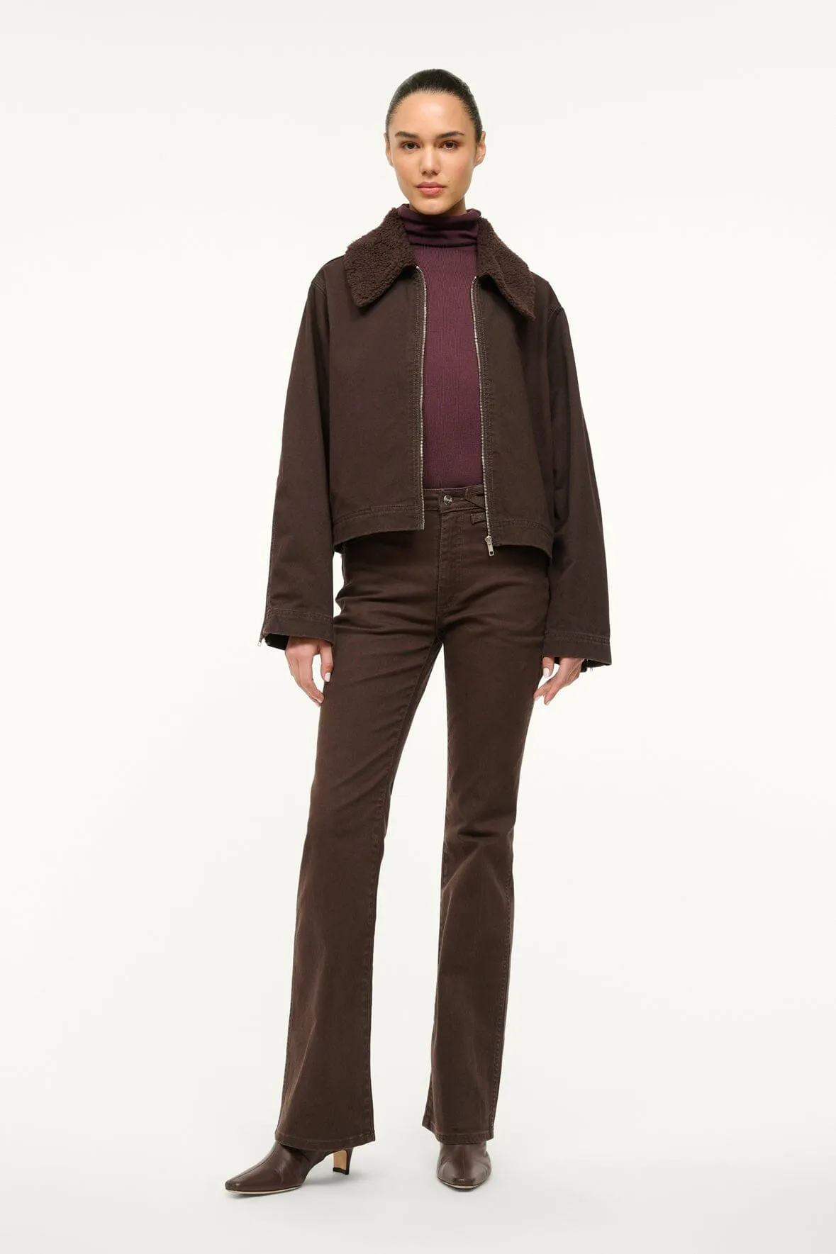 STAUD + WRANGLER THE MINIMAL JACKET | EARTH sold by STAUD product image thumbnail 3