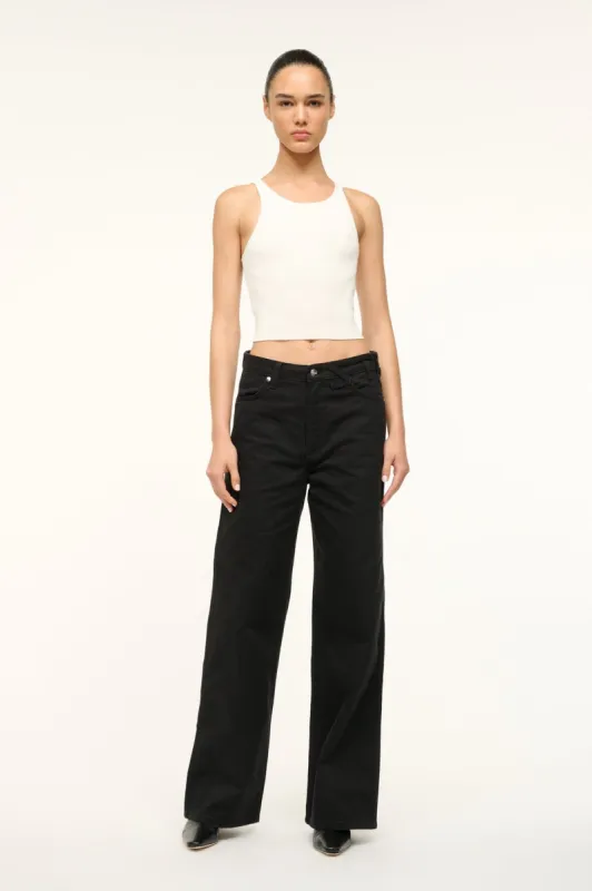 STAUD + WRANGLER THE LOOSE JEAN | BLACK sold by STAUD