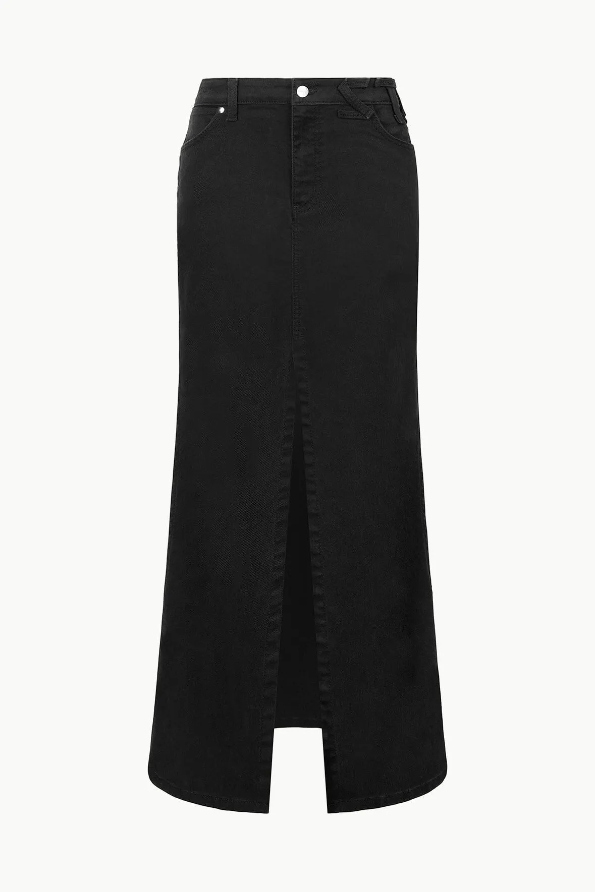 STAUD + WRANGLER THE MAXI SKIRT | BLACK sold by STAUD product image thumbnail 5