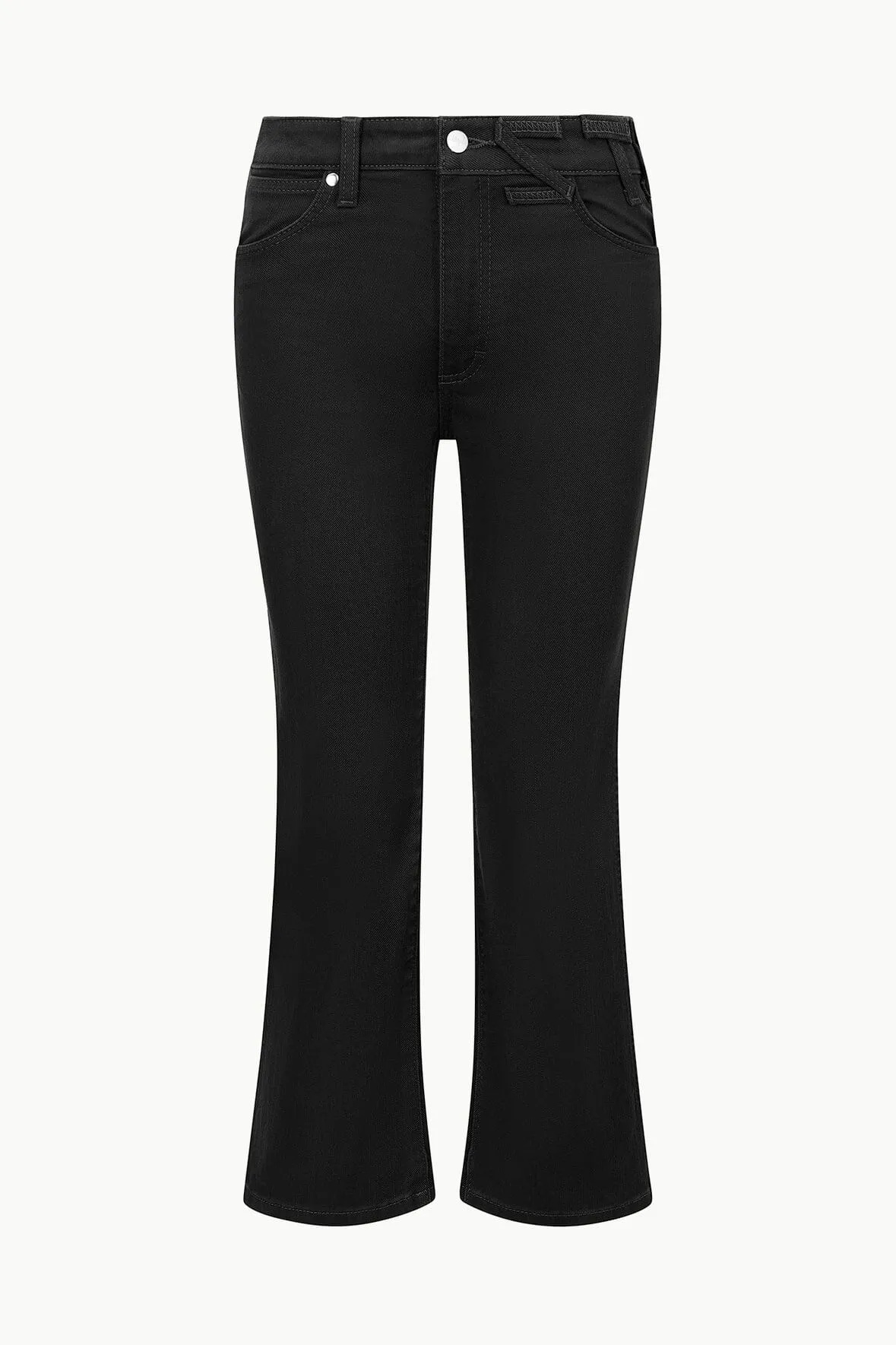STAUD + WRANGLER THE CROPPED BOOT JEAN | BLACK sold by STAUD product image thumbnail 5