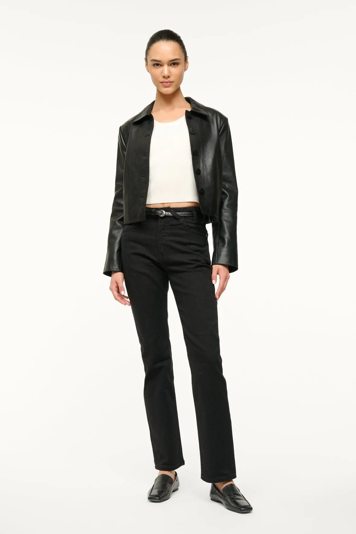 STAUD + WRANGLER THE EVERYDAY JEAN | BLACK sold by STAUD