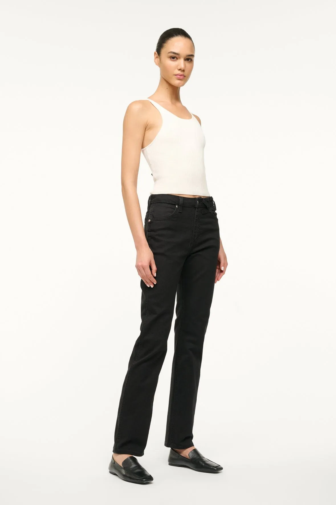STAUD + WRANGLER THE EVERYDAY JEAN | BLACK sold by STAUD product image thumbnail 2