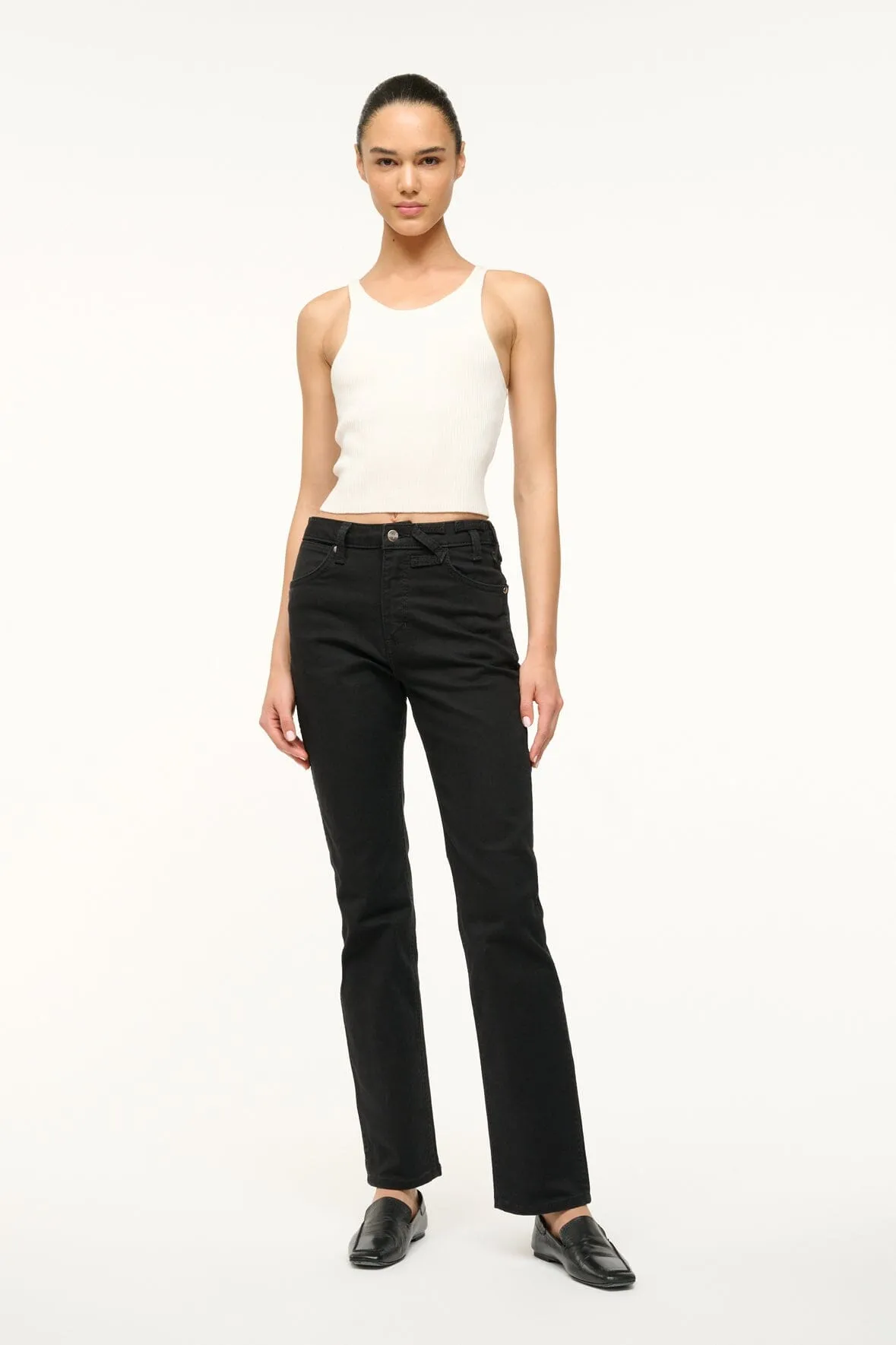 STAUD + WRANGLER THE EVERYDAY JEAN | BLACK sold by STAUD product image thumbnail 4