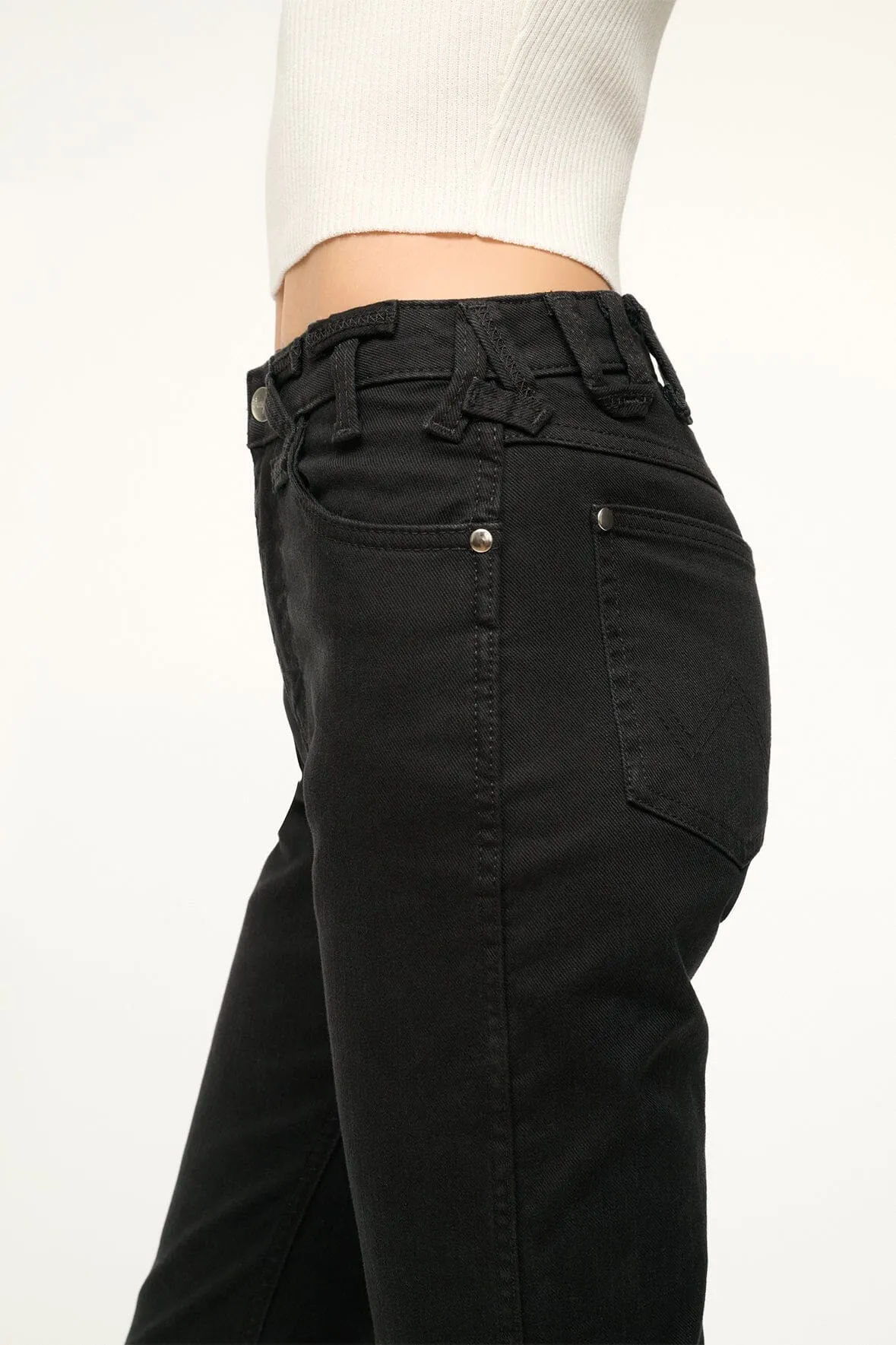 STAUD + WRANGLER THE EVERYDAY JEAN | BLACK sold by STAUD product image thumbnail 5