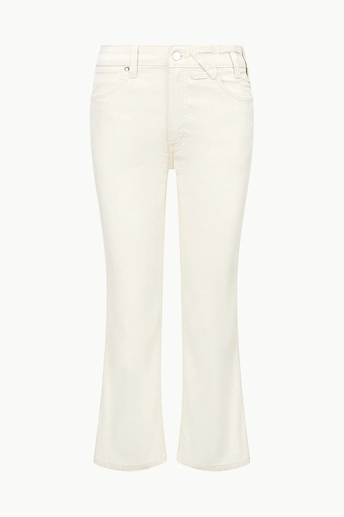 STAUD + WRANGLER THE CROPPED BOOT JEAN | CREAM sold by STAUD product image thumbnail 5