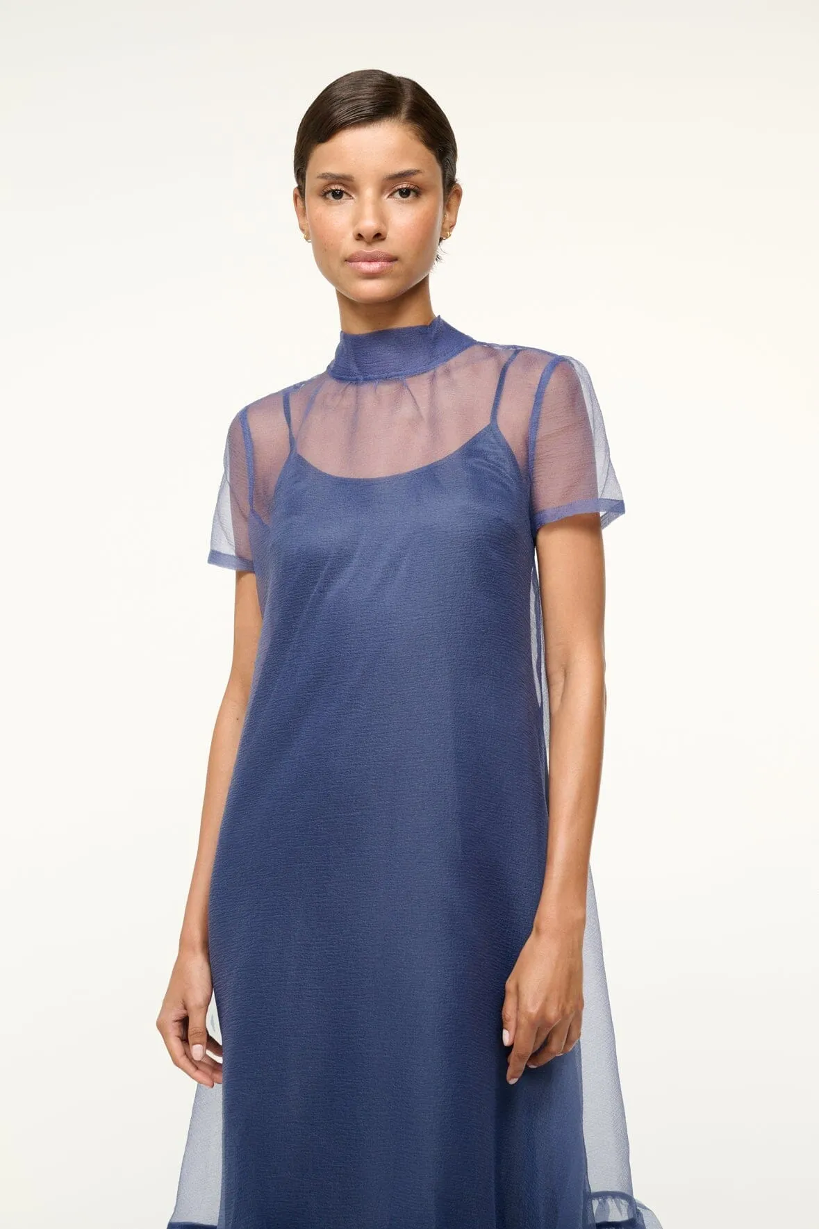 CALLUNA DRESS | NAVY sold by STAUD product image thumbnail 2