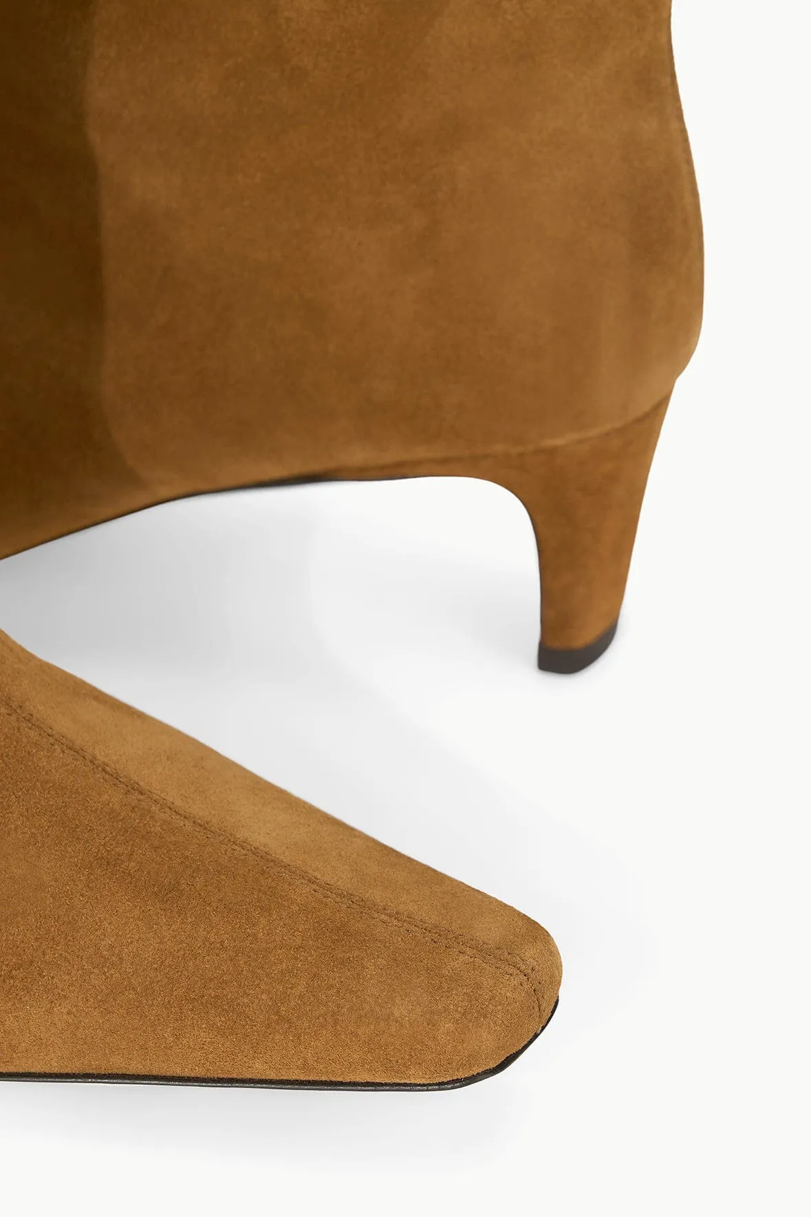 WIDE SHAFT WALLY BOOT | TAN SUEDE sold by STAUD product image thumbnail 4