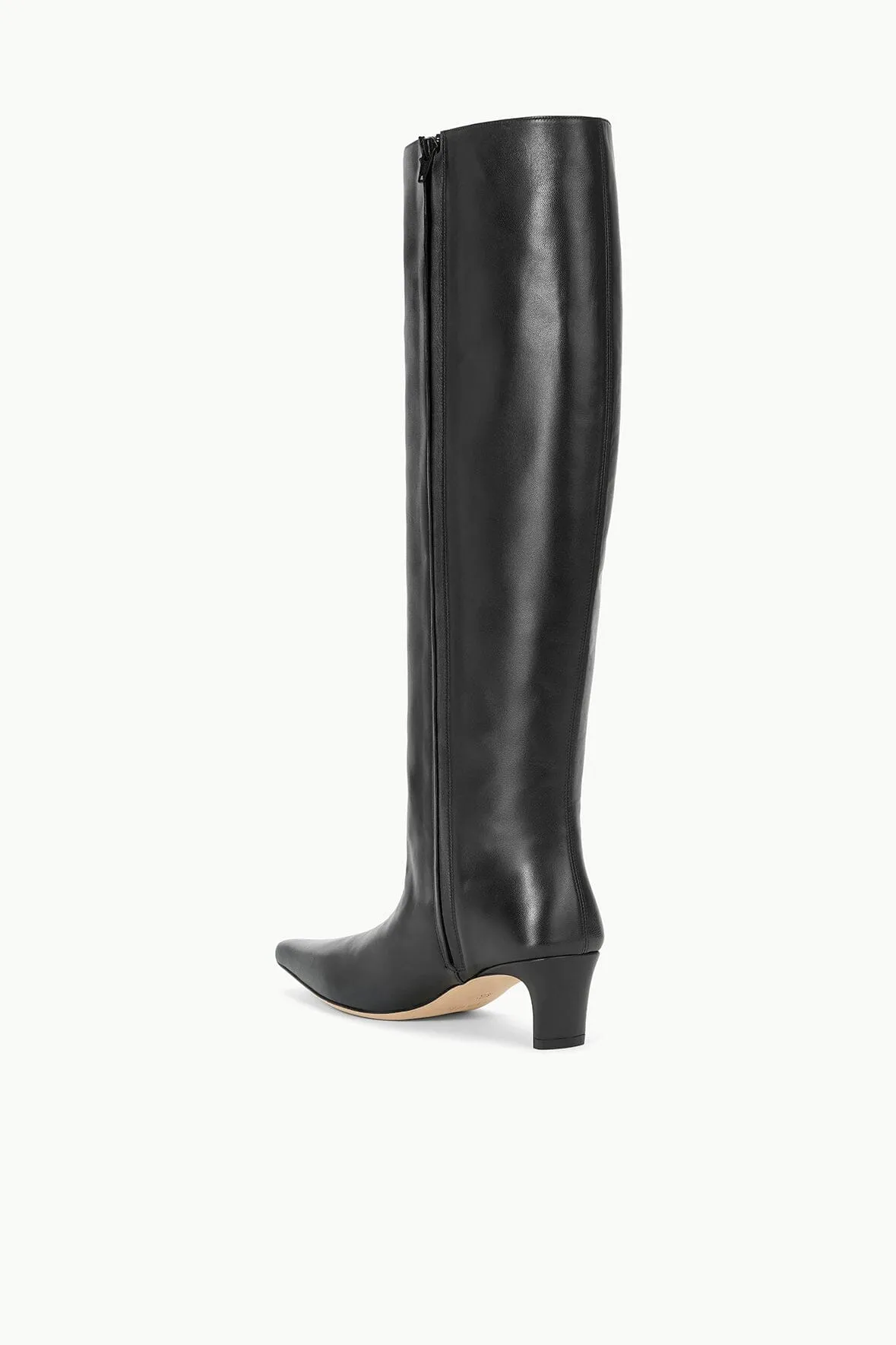 WIDE SHAFT WALLY BOOT | BLACK sold by STAUD product image thumbnail 3