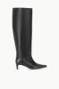 WIDE SHAFT WALLY BOOT | BLACK sold by STAUD