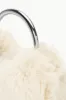 ROMEO FAUX FUR BAG | CREAM sold by STAUD