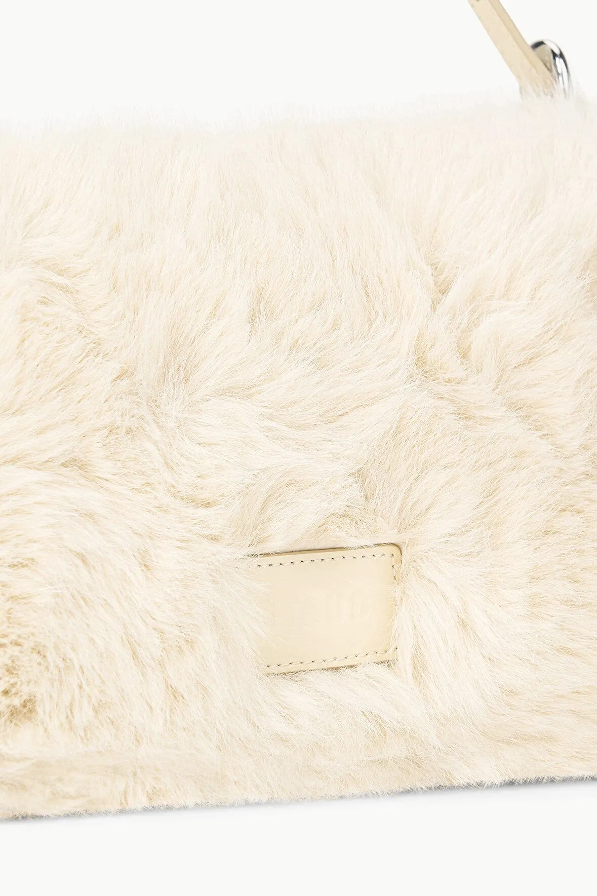 HARLOW FAUX FUR BAG | CREAM sold by STAUD product image thumbnail 5