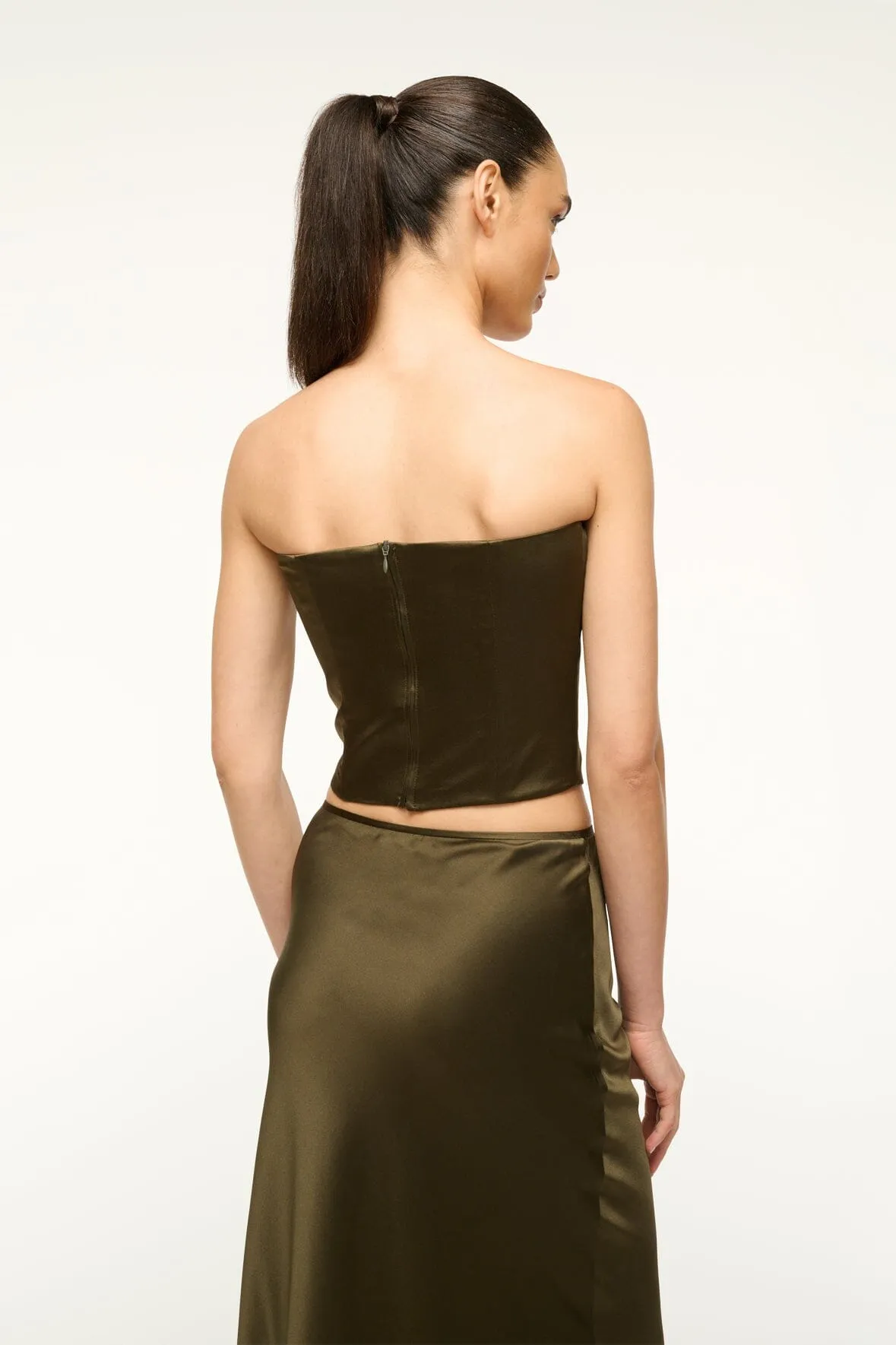 BRUNSWICK SILK TOP | WOODLAND sold by STAUD product image thumbnail 3