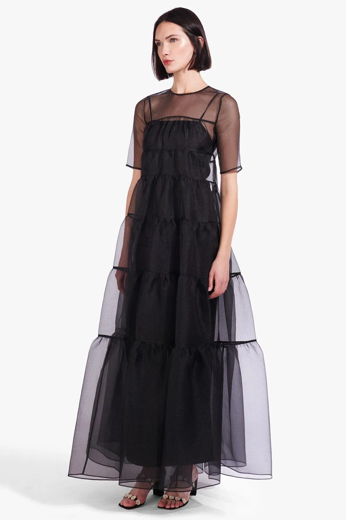 HYACINTH DRESS | BLACK sold by STAUD product image thumbnail 3