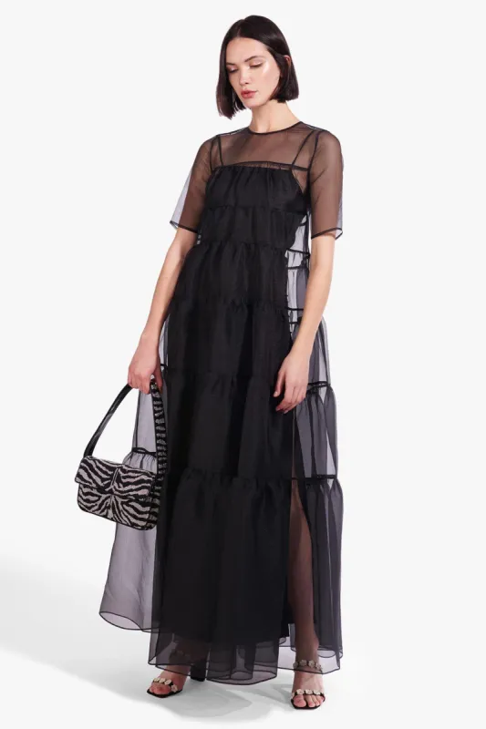 HYACINTH DRESS | BLACK sold by STAUD