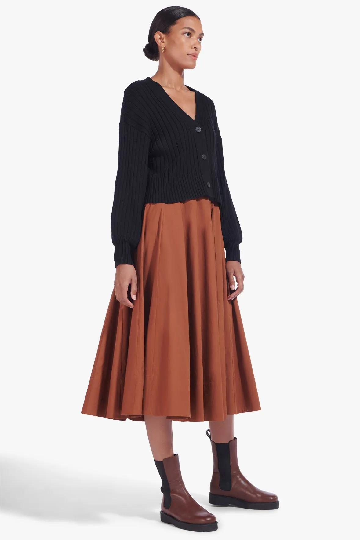 ELOISE CARDIGAN | BLACK sold by STAUD product image thumbnail 4