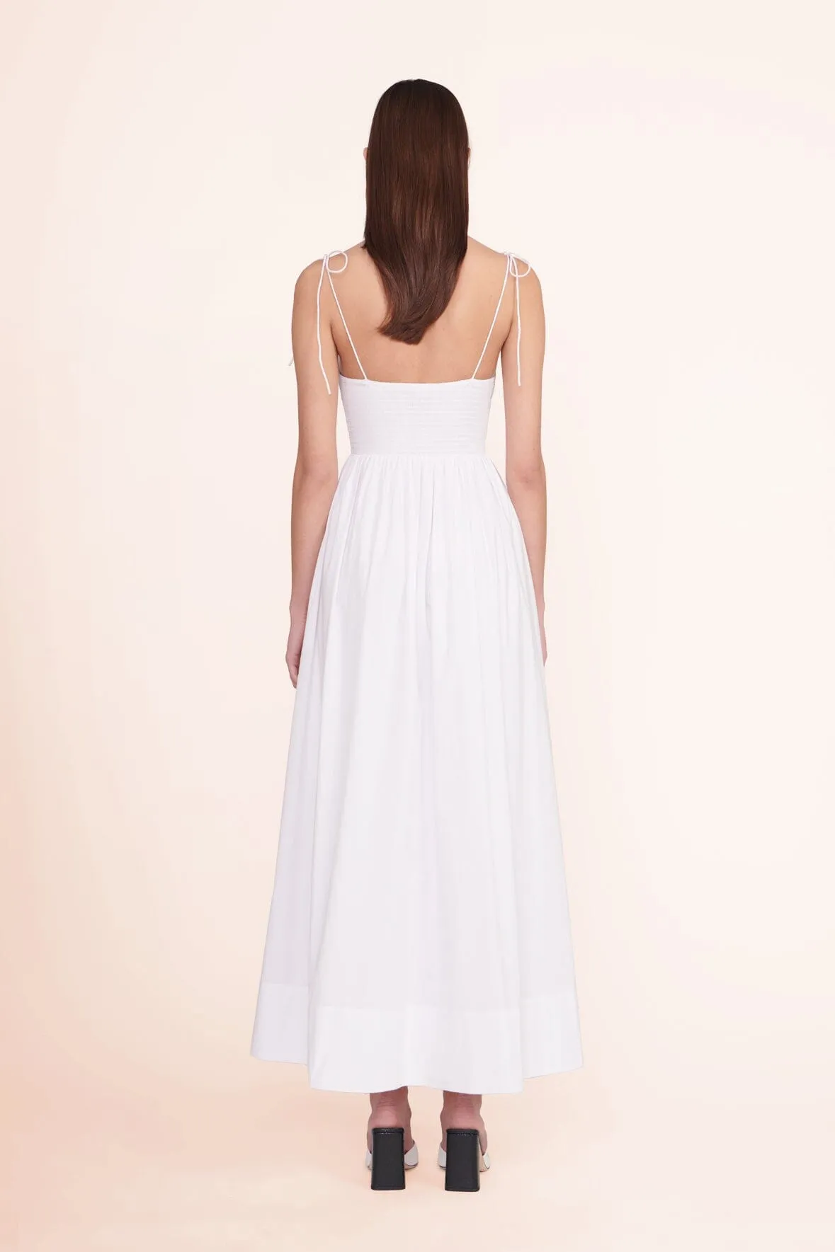 LANDRY DRESS | WHITE sold by STAUD product image thumbnail 4