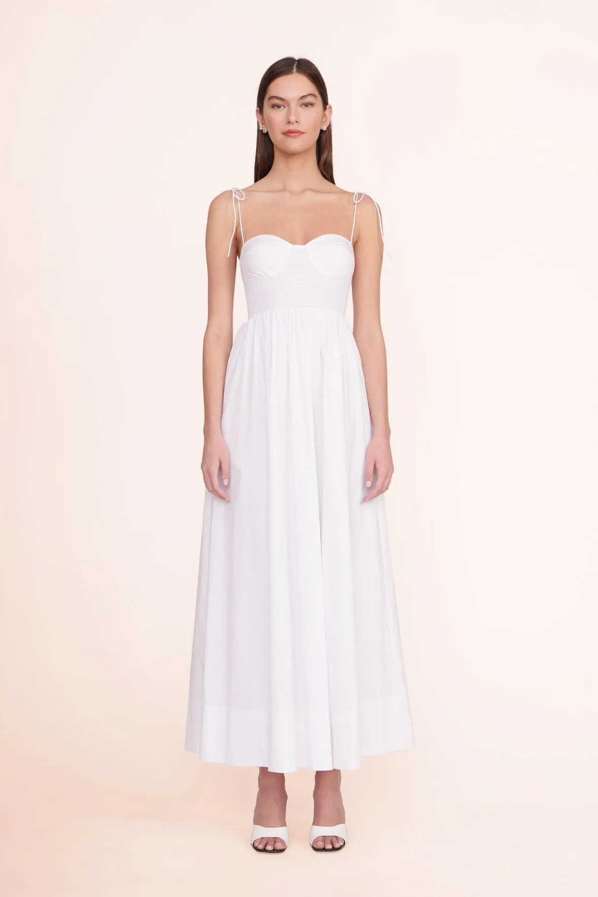 LANDRY DRESS | WHITE sold by STAUD product image thumbnail 2