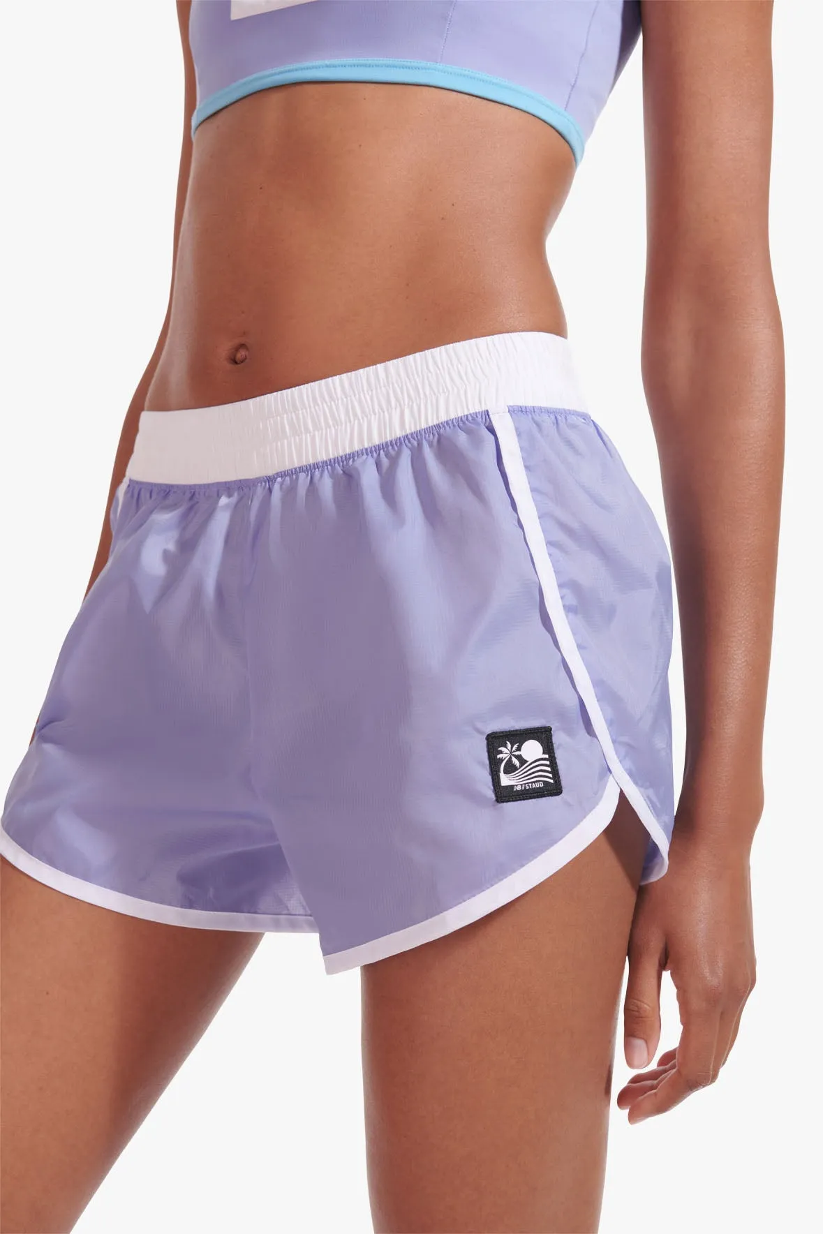 NB X STAUD NYLON RUN SHORT | GALAXY PURPLE sold by STAUD product image thumbnail 2