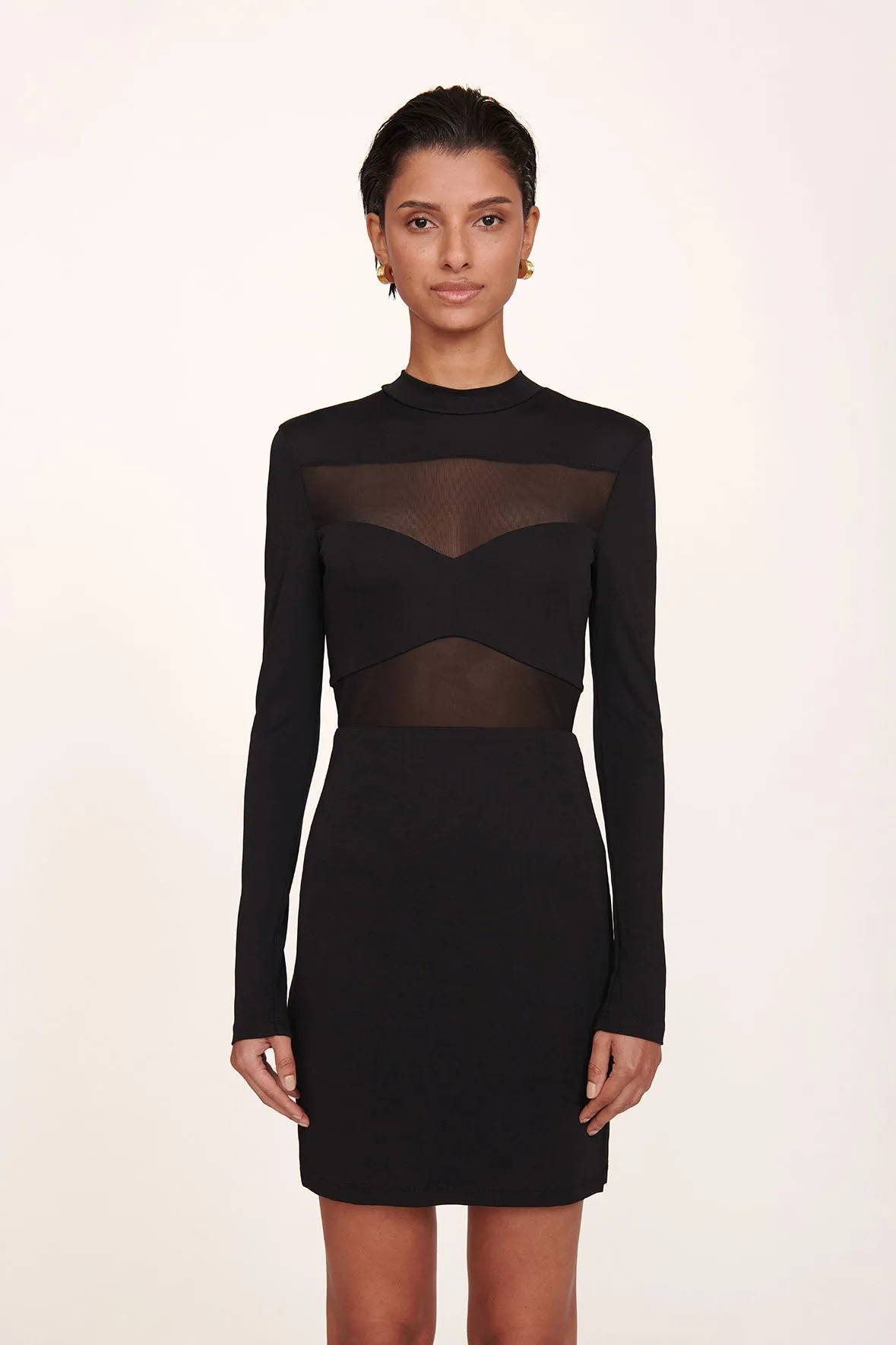 MINI FALCON DRESS | BLACK sold by STAUD product image thumbnail 3