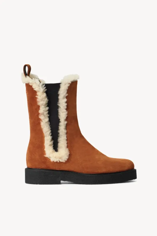 PALAMINO SHEARLING BOOT | TAN CREAM sold by STAUD