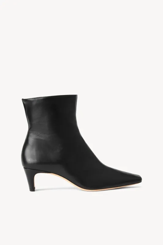 WALLY SPLIT ANKLE BOOT | BLACK sold by STAUD
