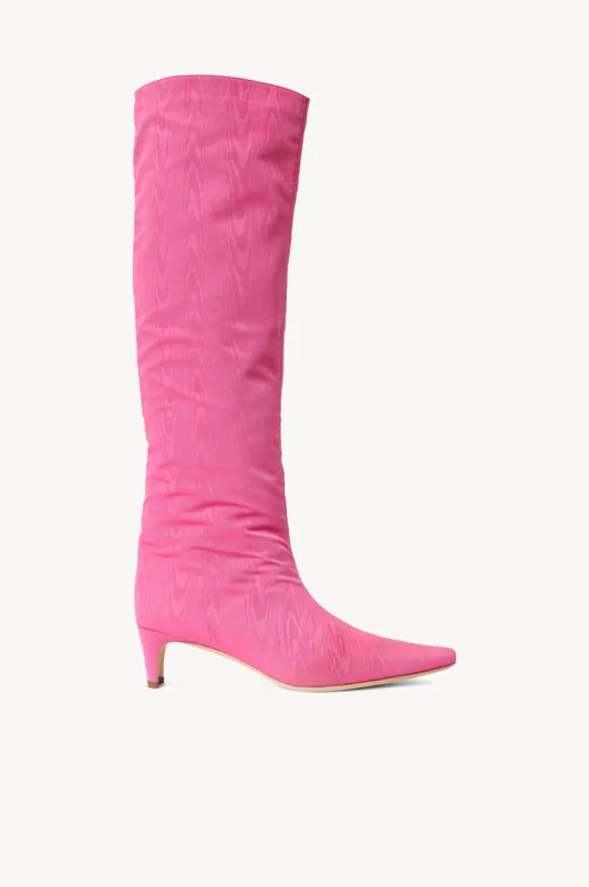 WALLY BOOT | LOLLIPOP MOIRE sold by STAUD