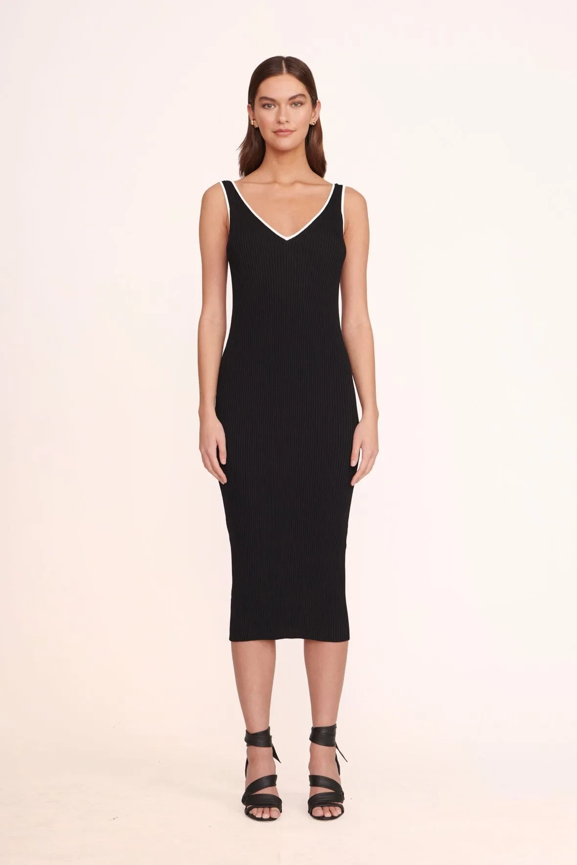 DANA DRESS | BLACK sold by STAUD
