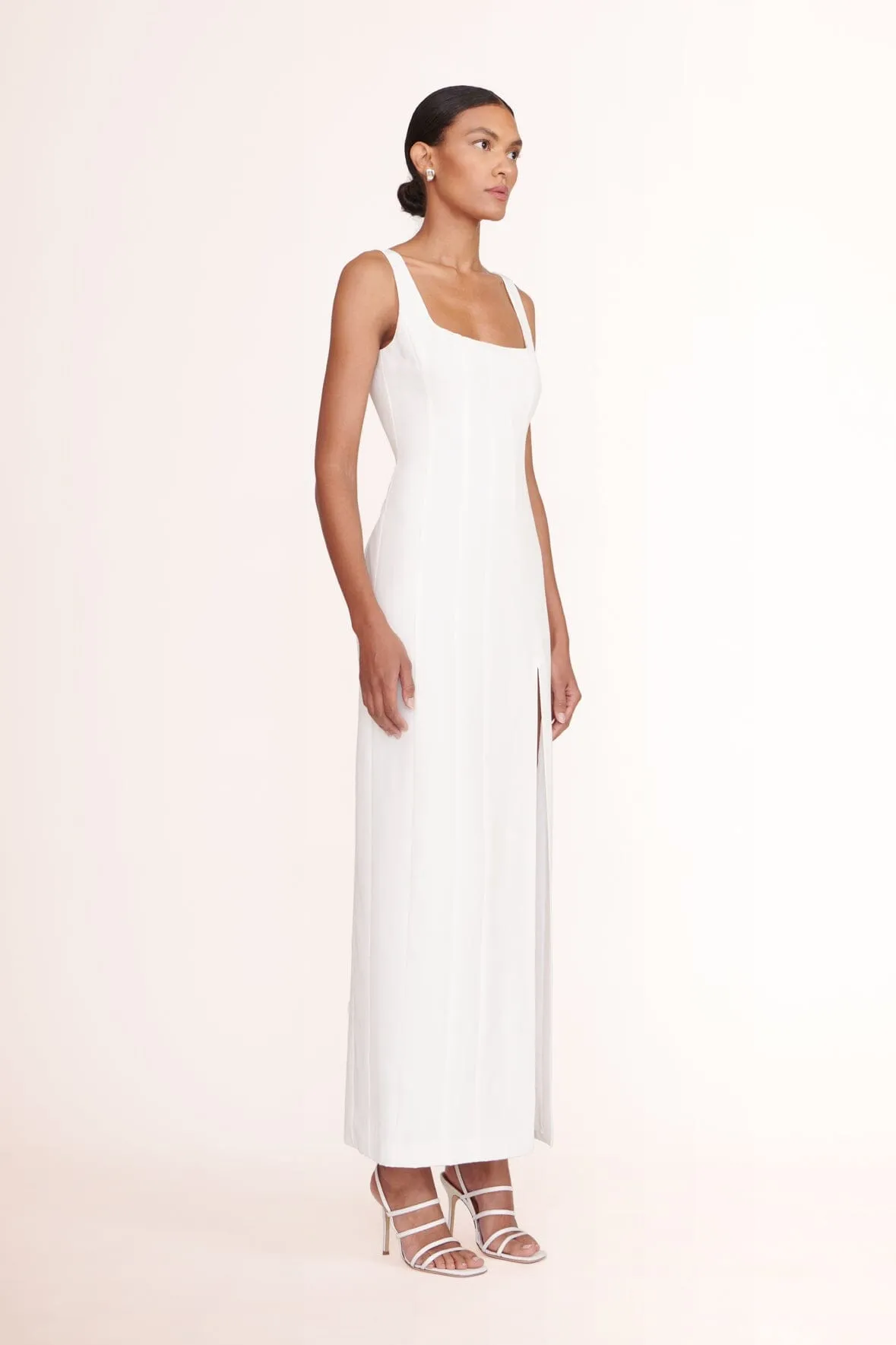 PORTRAIT DRESS | WHITE sold by STAUD product image thumbnail 2