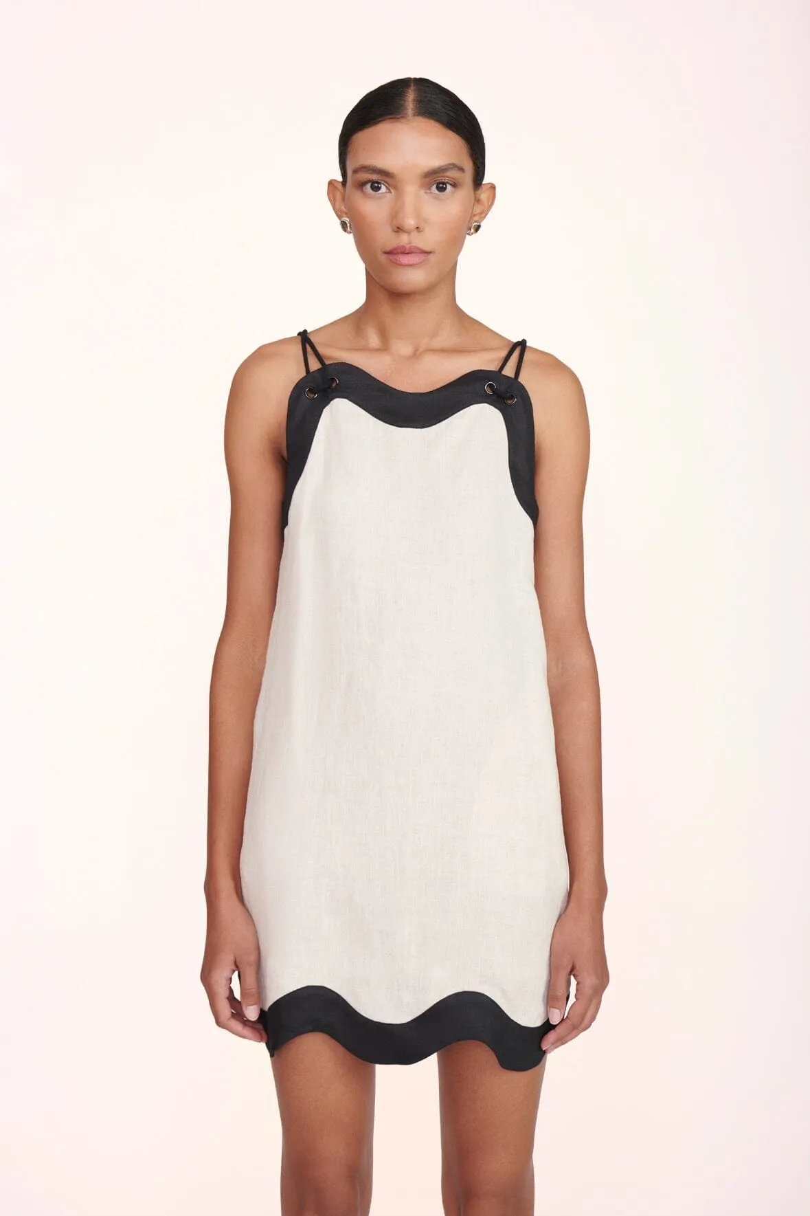 RENATA DRESS | NATURAL BLACK sold by STAUD product image thumbnail 4