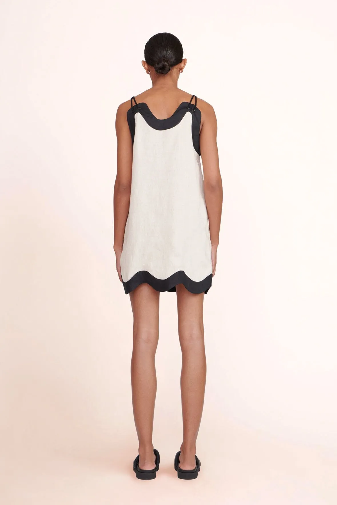 RENATA DRESS | NATURAL BLACK sold by STAUD product image thumbnail 3