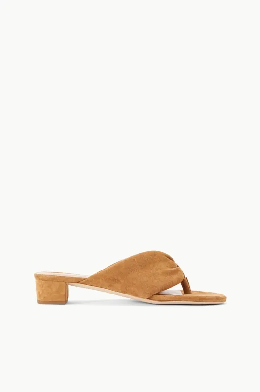 DAHLIA SANDAL | CASHEW sold by STAUD