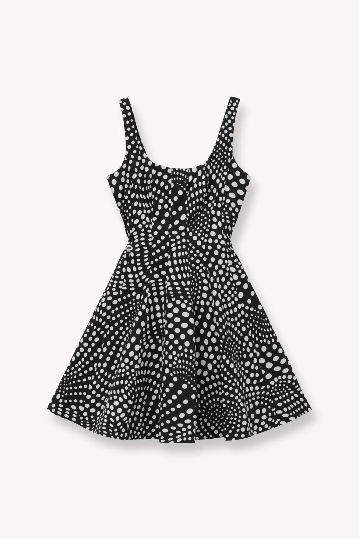 MINI WELLS DRESS | BLACK WAVY DOT sold by STAUD product image thumbnail 5
