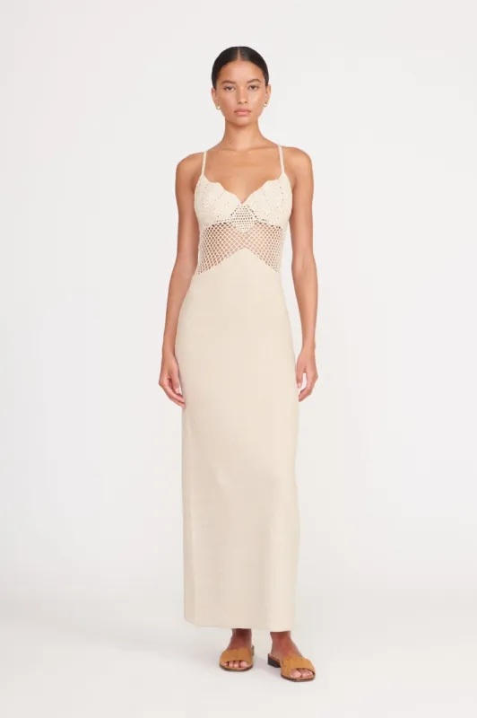 TARA DRESS | NATURAL sold by STAUD