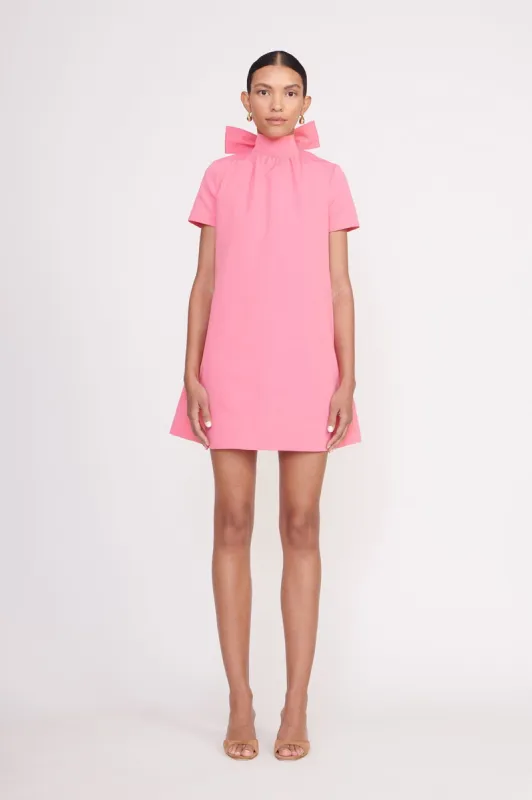 MINI ILANA DRESS | CORAL PINK sold by STAUD