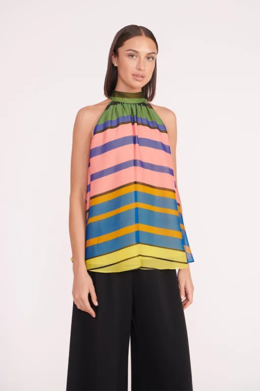 MARLOWE TOP | FORMENTERA STRIPE sold by STAUD