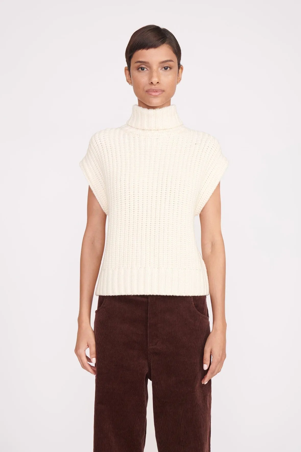 BETTE SWEATER | IVORY sold by STAUD