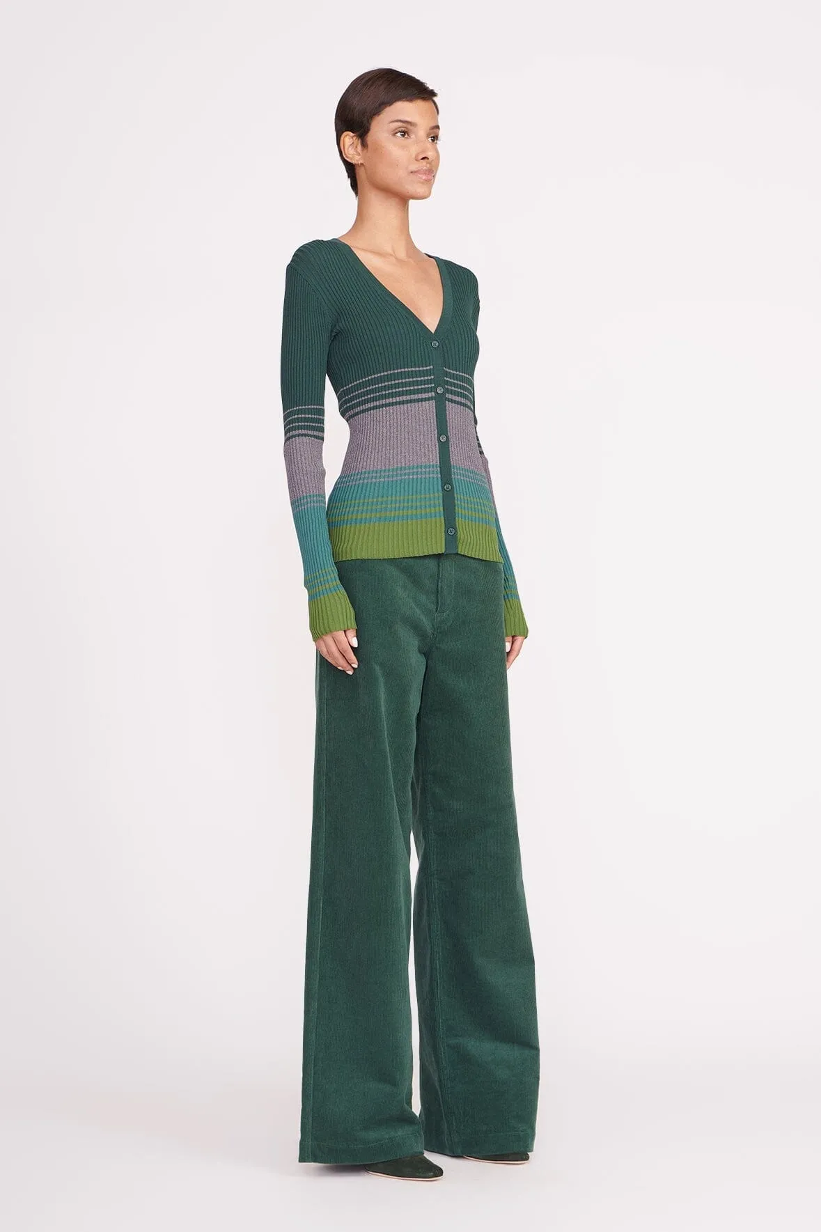 CARGO SWEATER | PINE FOREST sold by STAUD product image thumbnail 3