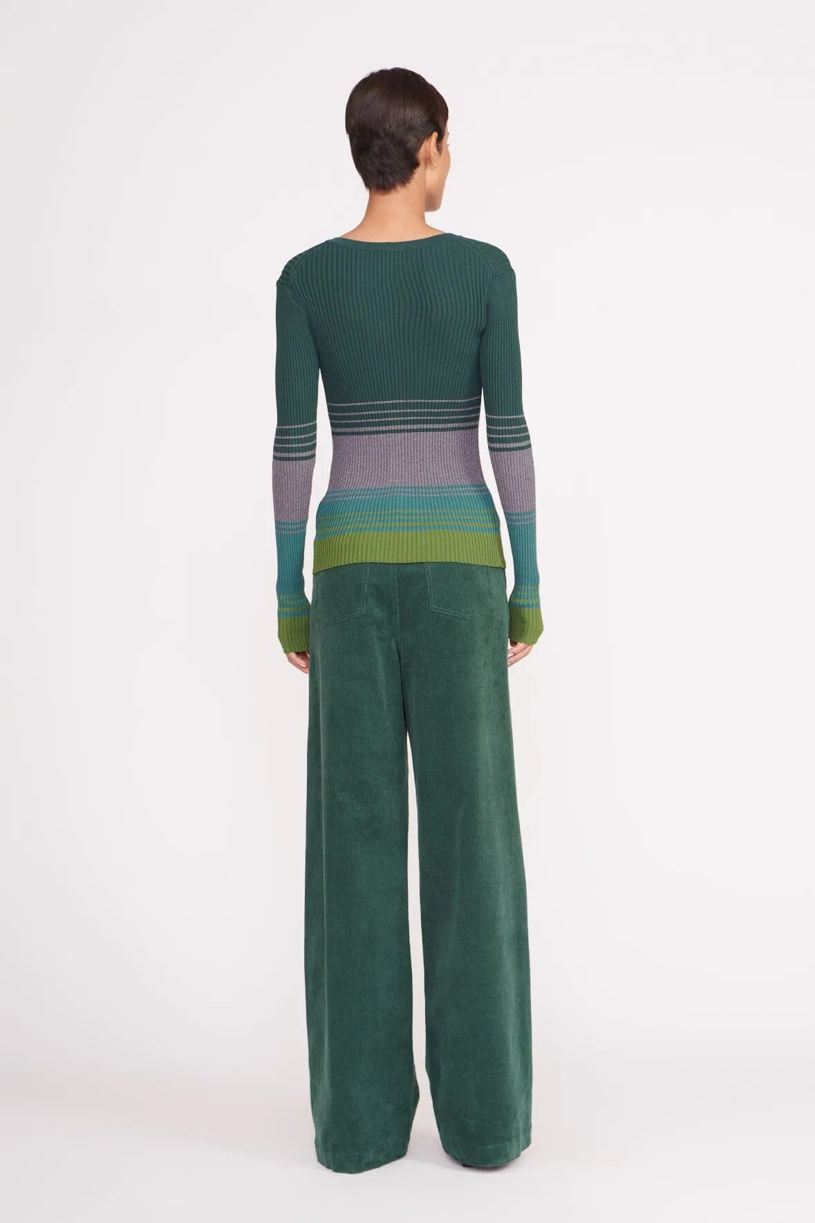 CARGO SWEATER | PINE FOREST sold by STAUD product image thumbnail 4