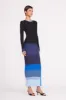 EDNA DRESS | MIDNIGHT GLACIER sold by STAUD
