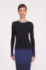 EDNA DRESS | MIDNIGHT GLACIER sold by STAUD